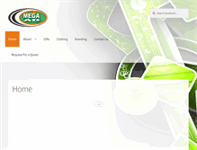 Tablet Screenshot of megaad.co.za